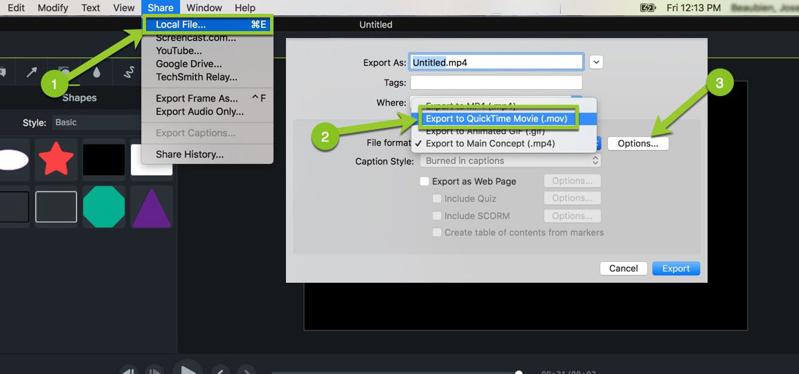 camtasia 2 to camtasia 3