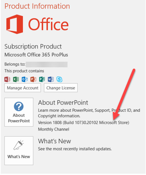 Must Have PowerPoint 2013 or Later to Import Presentation