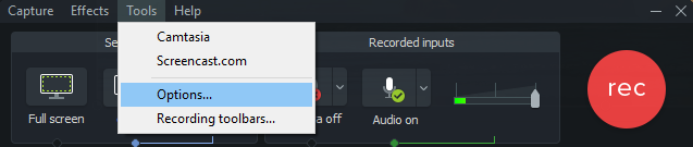 camtasia 3 make audio sound different