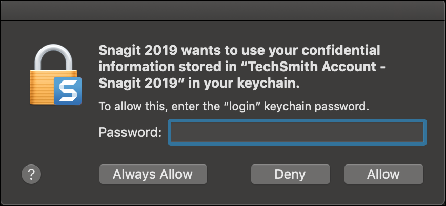 mac login keychain password not working