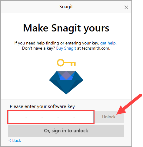 snagit 2019 software key