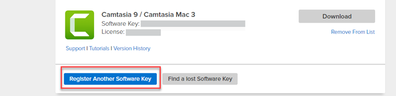 Software Key Camtasia 9