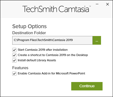 for windows instal Camtasia 2023
