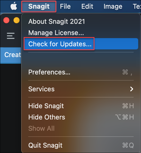 snagit for mac defining shortcut for text capture