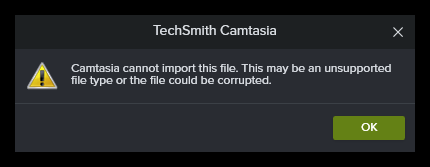 camtasia mkv support