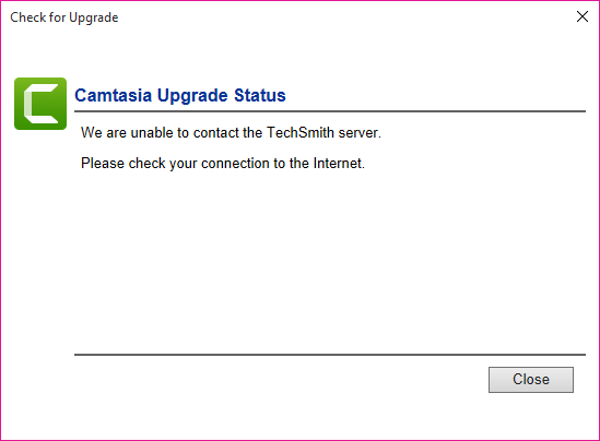 camtasia support