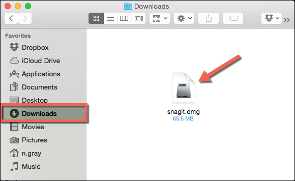 where can i find my snagit license key on my mac computer