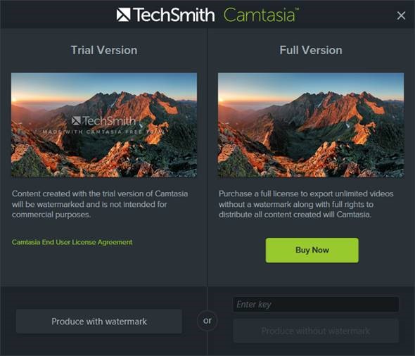 camtasia windows version history