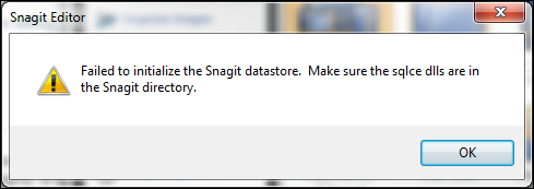 snagit mac video capture failed