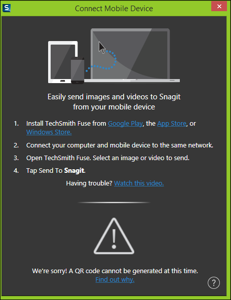 snagit install cause windows 7 problem